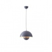 Arte Illumina Φωτιστικό Κρεμαστό Μεταλλικό 1ΧE27 Max 15W 300X1290mm Γκρι JARDEN (144-28552)