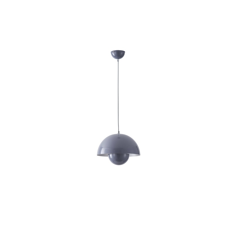 Arte Illumina Φωτιστικό Κρεμαστό Μεταλλικό 1ΧE27 Max 15W 300X1290mm Γκρι JARDEN (144-28552)