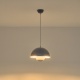 Arte Illumina Φωτιστικό Κρεμαστό Μεταλλικό 1ΧE27 Max 15W 300X1290mm Γκρι JARDEN (144-28552)