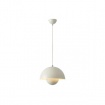 Arte Illumina Φωτιστικό Κρεμαστό Μεταλλικό 1ΧE27 Max 15W 300X1290mm Γαλακτερό Λευκό JARDEN (144-28553)