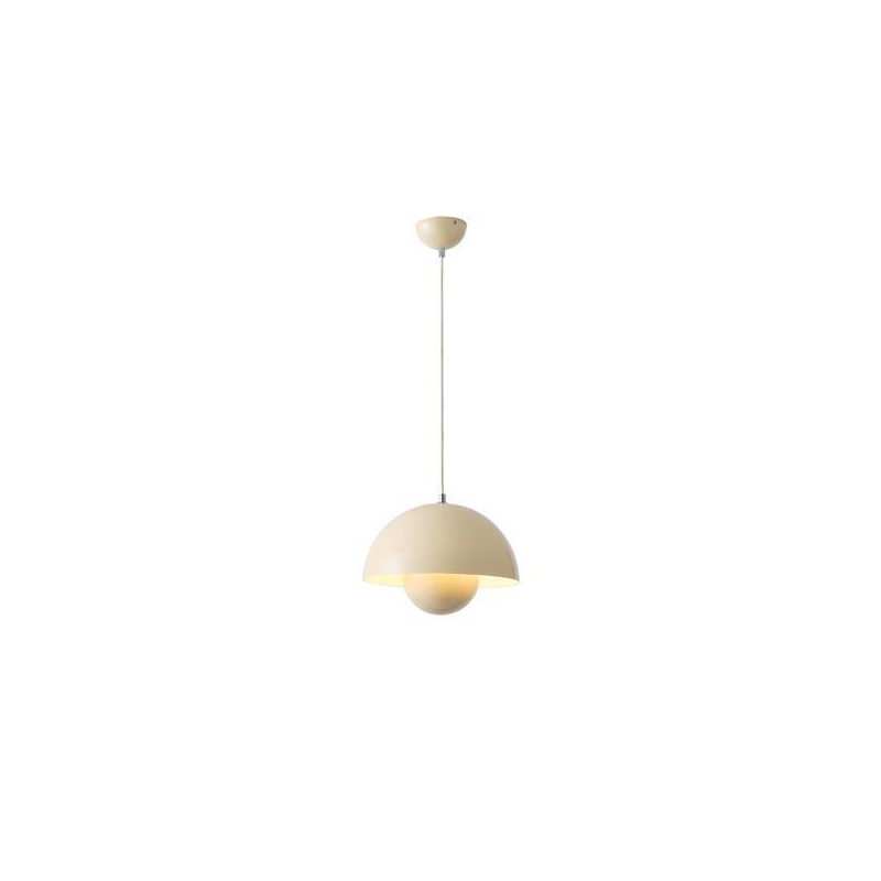Arte Illumina Φωτιστικό Κρεμαστό Μεταλλικό 1ΧE27 Max 15W 300X1290mm ΚΡΕΜ JARDEN (144-28554)