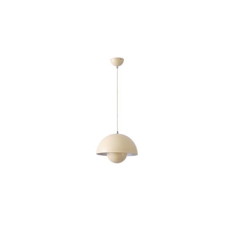 Arte Illumina Φωτιστικό Κρεμαστό Μεταλλικό 1ΧE27 Max 15W 300X1290mm ΚΡΕΜ JARDEN (144-28554)