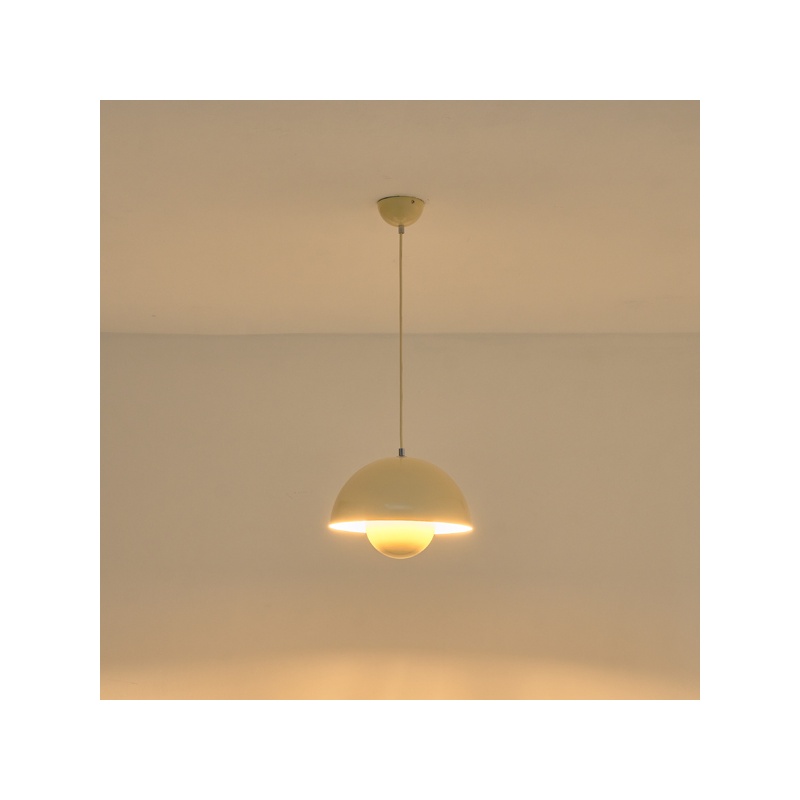 Arte Illumina Φωτιστικό Κρεμαστό Μεταλλικό 1ΧE27 Max 15W 300X1290mm ΚΡΕΜ JARDEN (144-28554)
