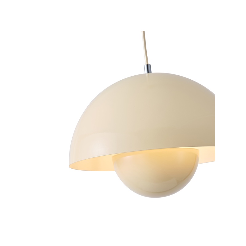 Arte Illumina Φωτιστικό Κρεμαστό Μεταλλικό 1ΧE27 Max 15W 300X1290mm ΚΡΕΜ JARDEN (144-28554)