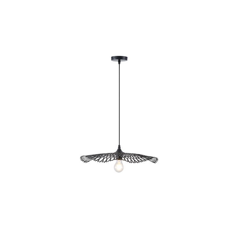 Arte Illumina Φωτιστικό Μπαμπού 1XE27 Max 15W 475X1160mm Μαύρο CROSSLINE (144-31011)