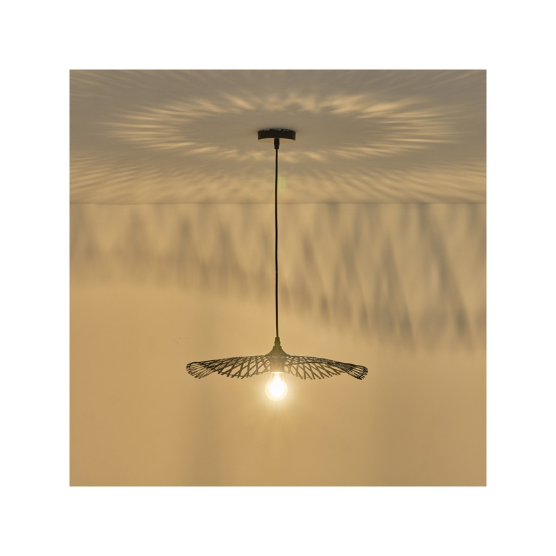 Arte Illumina Φωτιστικό Μπαμπού 1XE27 Max 15W 475X1160mm Μαύρο CROSSLINE (144-31011)