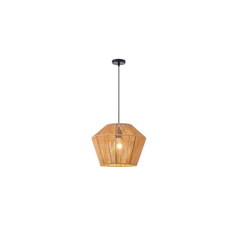 Arte Illumina Φωτιστικό Καφέ ΡΑΤΤΑΝ 1XE27 Max 15W 400X1320mm VENTO (144-32010)