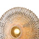 Arte Illumina Απλίκα Τοίχου ΒΑΜΒΟΟ 1XE27 Max 15W 400X140mm Καφέ -Μαύρο CYCLONE (144-32015)