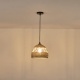 Arte Illumina Φωτιστικό Κρεμαστό Μονόφωτο Μαύρο ΧΑΚ Ε27 Max 15W 250X250X1290mm ΣΧΟΙΝΙ & Μέταλλο HELIOS (144-32026)