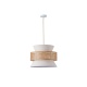 Arte Illumina Φωτιστικό Κρεμαστό Ύφασμα 1XE27 Max 15W 400X1310mm ΜΠΕΖ - Ματ Άσπρο ISLA (144-33050)