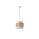 Arte Illumina Φωτιστικό Κρεμαστό Ύφασμα 1XE27 Max 15W 260X1260mm ΜΠΕΖ - Ματ Άσπρο ISLA (144-33051)