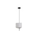 Arte Illumina Φωτιστικό Κρεμαστό Ύφασμα Ε14 ΜΑΧ 15W Φ250Χ900mm ΜΠΕΖ TOSCANY (144-33062)