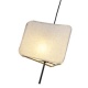Arte Illumina Φωτιστικό Κρεμαστό Ύφασμα Ε14 ΜΑΧ 15W Φ250Χ900mm ΜΠΕΖ TOSCANY (144-33062)