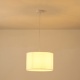 Arte Illumina Φωτιστικό Κρεμαστό Ύφασμα 1XΕ27 Max 15W Φ300Χ1230mm Μαύρο ERA (144-33067)