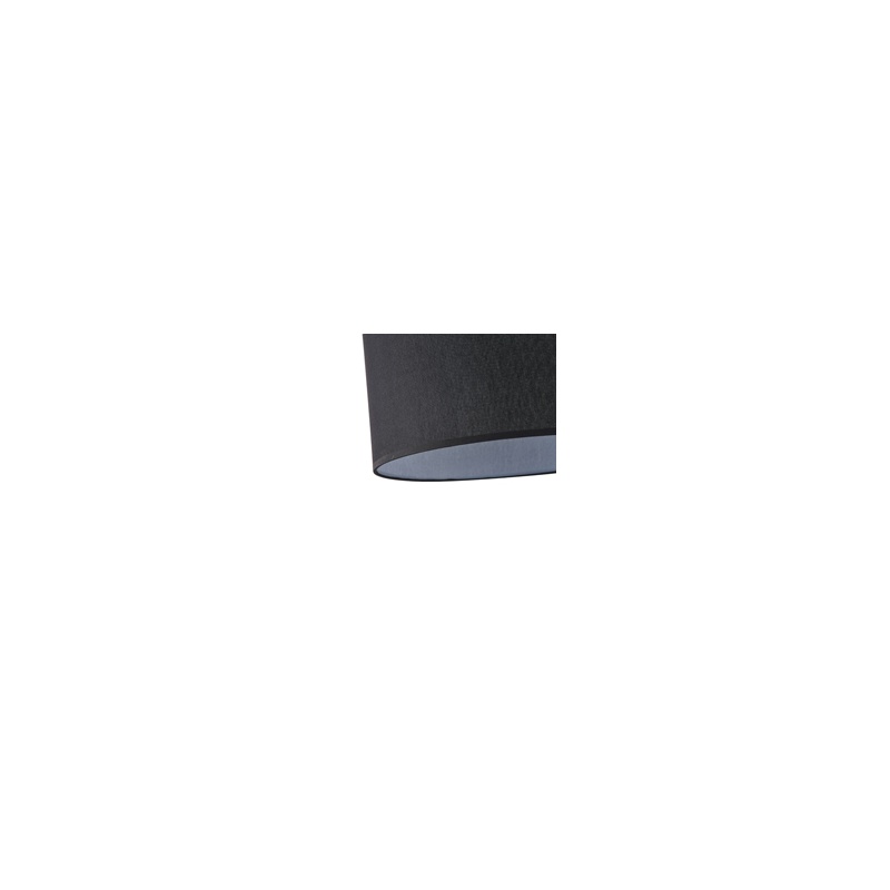 Arte Illumina Φωτιστικό Κρεμαστό Ύφασμα Μαύρο 1XΕ27 Max 15W Φ380ΧH240mm SOHO (144-33069)