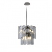 Arte Illumina Φωτιστικό Κρεμαστό 8φωτο Γυαλί 8ΧΕ14 ΜΑΧ 15W Φ420Χ1500mm Μαύρο MIRA (144-40020)