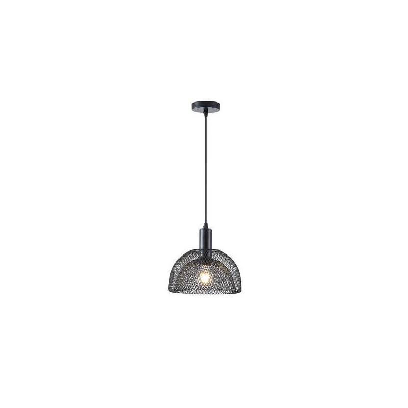 Arte Illumina Φωτιστικό Κρεμαστό Μονόφωτο 1XE27 Max 15W 255X1280mm Μαύρο OGGI (144-46010)