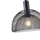 Arte Illumina Φωτιστικό Κρεμαστό Μονόφωτο 1XE27 Max 15W 255X1280mm Μαύρο OGGI (144-46010)