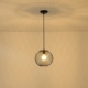 Arte Illumina Φωτιστικό Κρεμαστό Μεταλλικό 1XE27 Max 15W 350X350Χ1360mm Μαύρο OGGI (144-46011)