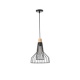 Arte Illumina Φωτιστικό Κρεμαστό Μεταλλικό 1XE27 Max 15W 260X260X1370mm Μαύρο OGGI (144-46017)