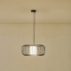 Arte Illumina Φωτιστικό Κρεμαστό Μεταλλικό 1XE27 Max 15W 340X340X1520mm Μαύρο OGGI (144-46028)