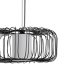 Arte Illumina Φωτιστικό Κρεμαστό Μεταλλικό 1XE27 Max 15W 340X340X1520mm Μαύρο OGGI (144-46028)