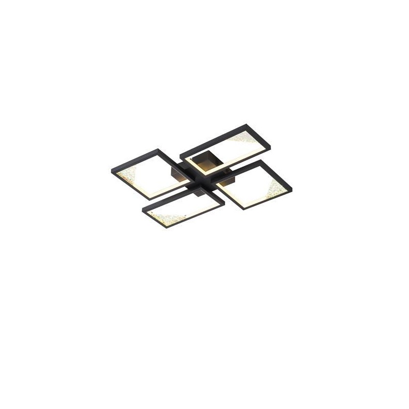 Arte Illumina Φωτιστικό LED Οροφής AΛΟΥΜΙΝΙΟ 36W 3000Κ 1200lm 450X580X55mm AΣΗΜΙ SQUARE (144-46060)