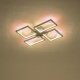 Arte Illumina Φωτιστικό LED Οροφής AΛΟΥΜΙΝΙΟ 36W 3000Κ 1200lm 450X580X55mm AΣΗΜΙ SQUARE (144-46060)