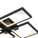 Arte Illumina Φωτιστικό LED Οροφής AΛΟΥΜΙΝΙΟ 36W 3000Κ 1200lm 450X580X55mm AΣΗΜΙ SQUARE (144-46060)