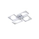 Arte Illumina Φωτιστικό Οροφής Αλουμίνιο LED 36W 3000K 900lm 450X580X55mm Μαύρο SQUARE (144-46061)