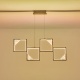 Arte Illumina Φωτιστικό Οροφής Αλουμινίου LED 36W 3000K 850lm 820X16X1340mm Μαύρο SQUARE (144-46062)