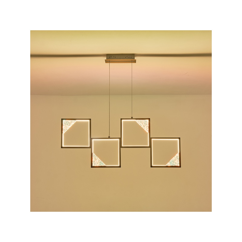 Arte Illumina Φωτιστικό Οροφής Αλουμινίου LED 36W 3000K 850lm 820X16X1340mm Μαύρο SQUARE (144-46062)