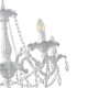 Arte Illumina Φωτιστικό ΚρεμαστόΑλουμίνιο διαφανές Γυαλί 5XE14 Max 15W 1060X640mm KRISTALLO (144-47010)