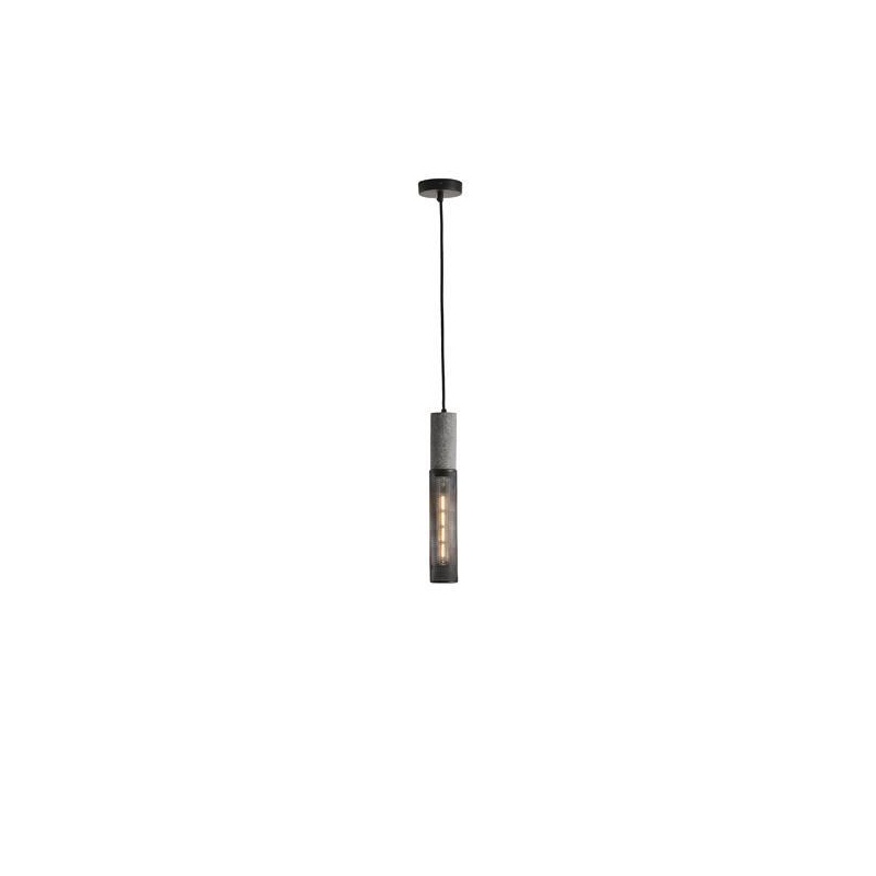 Arte Illumina Φωτιστικό Κρεμαστό Γύψινο Μαύρο 1x E27 Max 40W 655x655x380mm SCOURO (144-50001)