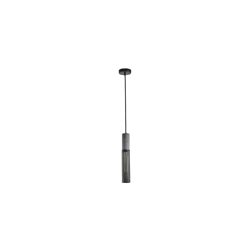 Arte Illumina Φωτιστικό Κρεμαστό Γύψινο Μαύρο 1x E27 Max 40W 655x655x380mm SCOURO (144-50001)