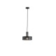 Arte Illumina Φωτιστικό Κρεμαστό Γύψινο Μαύρο 1x E27 Max 40W 255x255x200mm SCOURO (144-50002)