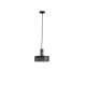 Arte Illumina Φωτιστικό Κρεμαστό Γύψινο Μαύρο 1x E27 Max 40W 255x255x200mm SCOURO (144-50002)