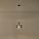 Arte Illumina Φωτιστικό Κρεμαστό Γύψινο Μαύρο 1x E27 Max 40W 255x255x200mm SCOURO (144-50002)
