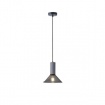 Arte Illumina Φωτιστικό Κρεμαστό Γύψινο Μαύρο 1x E27 Max 40W 120x120x260mm SCOURO (144-50004)