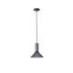 Arte Illumina Φωτιστικό Κρεμαστό Γύψινο Μαύρο 1x E27 Max 40W 120x120x260mm SCOURO (144-50004)