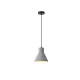Arte Illumina Φωτιστικό Κρεμαστό Γύψινο Γκρι 1x E27 Max 15W 200x200x210mm PLASTER SERIES (144-50007)