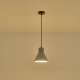 Arte Illumina Φωτιστικό Κρεμαστό Γύψινο Γκρι 1x E27 Max 15W 200x200x210mm PLASTER SERIES (144-50007)
