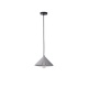 Arte Illumina Φωτιστικό Κρεμαστό Γύψινο Γκρι 1x E27 Max 15W 250x250x1240mm PLATRE (144-50011)