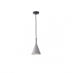 Arte Illumina Φωτιστικό Κρεμαστό Γύψινο Γκρι 1x E27 Max 15W 150x150x250mm YESO (144-50012)