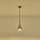 Arte Illumina Φωτιστικό Κρεμαστό Γύψινο Γκρι 1x E27 Max 15W 150x150x250mm YESO (144-50012)