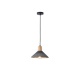 Arte Illumina Φωτιστικό Κρεμαστό Γύψινο Μαύρο 1x E27 Max 15W 250x250x180mm PLASTER SERIES (144-50013)