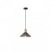 Arte Illumina Φωτιστικό Κρεμαστό Γύψινο Μαύρο 1x E27 Max 15W 250x250x180mm PLASTER SERIES (144-50013)