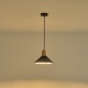 Arte Illumina Φωτιστικό Κρεμαστό Γύψινο Μαύρο 1x E27 Max 15W 250x250x180mm PLASTER SERIES (144-50013)
