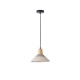 Arte Illumina Φωτιστικό Κρεμαστό Γύψινο Χακί 1x E27 Max 15W 250x250x180mm GESSO (144-50014)