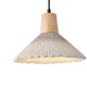 Arte Illumina Φωτιστικό Κρεμαστό Γύψινο Χακί 1x E27 Max 15W 250x250x180mm GESSO (144-50014)